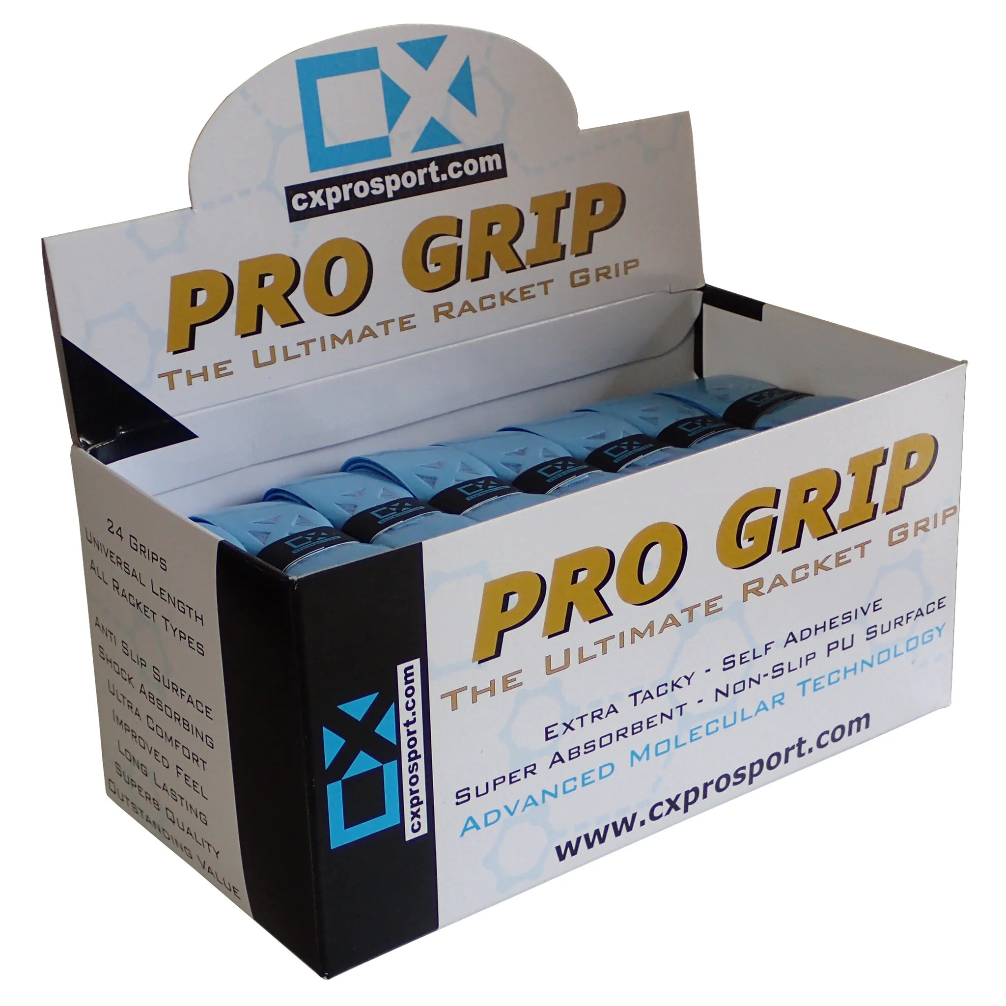 CX Pro Sport Pro Grips - Box 24 blue Grips