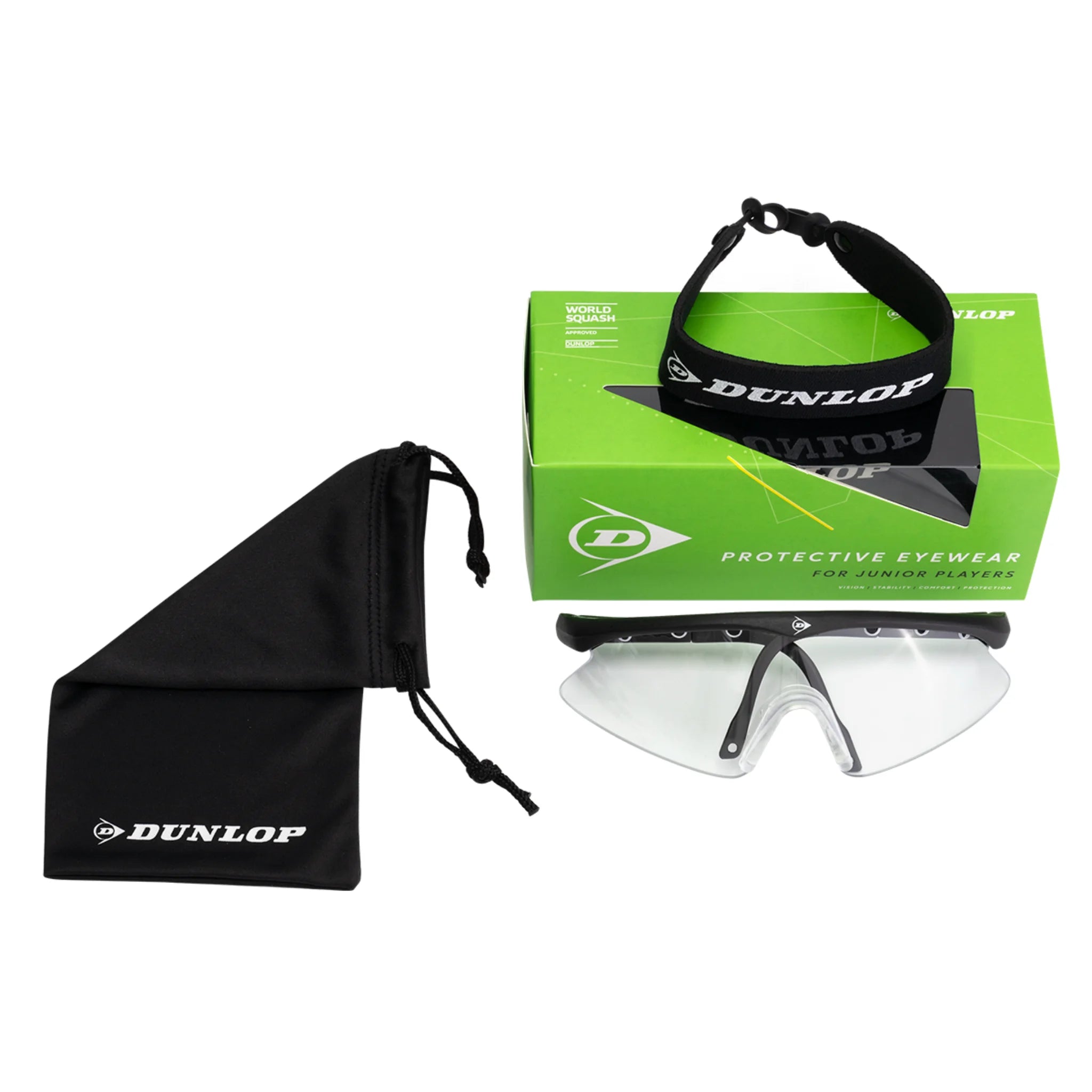 all contents of the Junior Dunlop Protective Eyewear