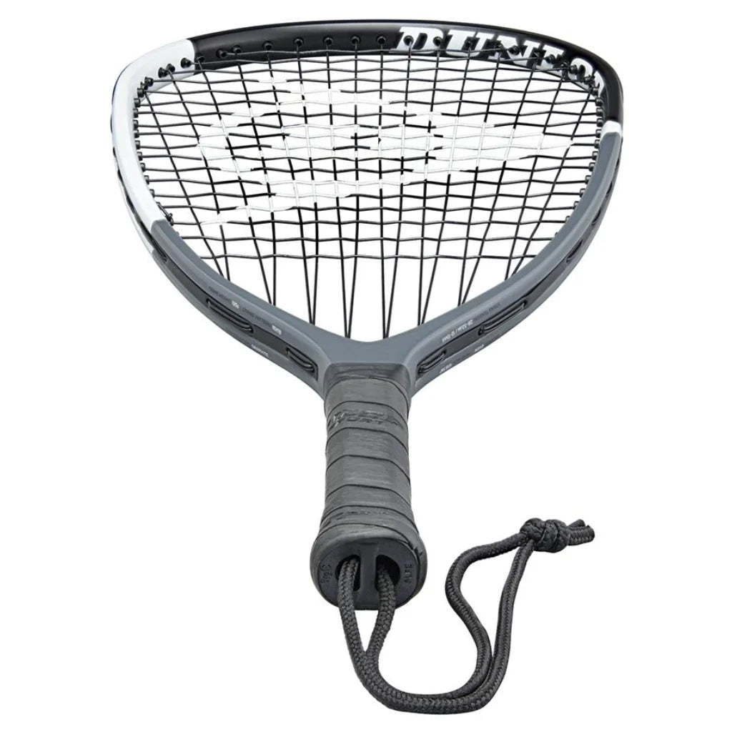 Dunlop Blackstorm Ti Rage Racketball racket bottom