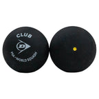 Dunlop Club Squash Ball (single yellow dot) - 3 Ball box