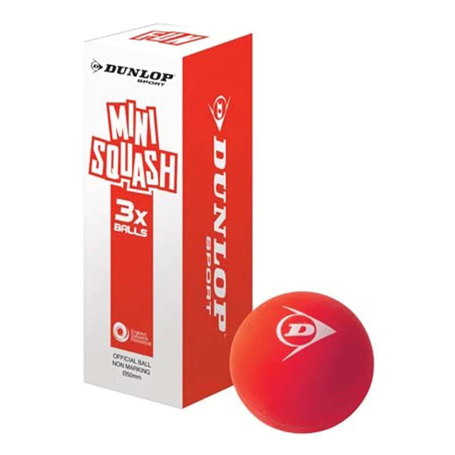 Dunlop Fun Mini Squash Ball - 3 Ball Box