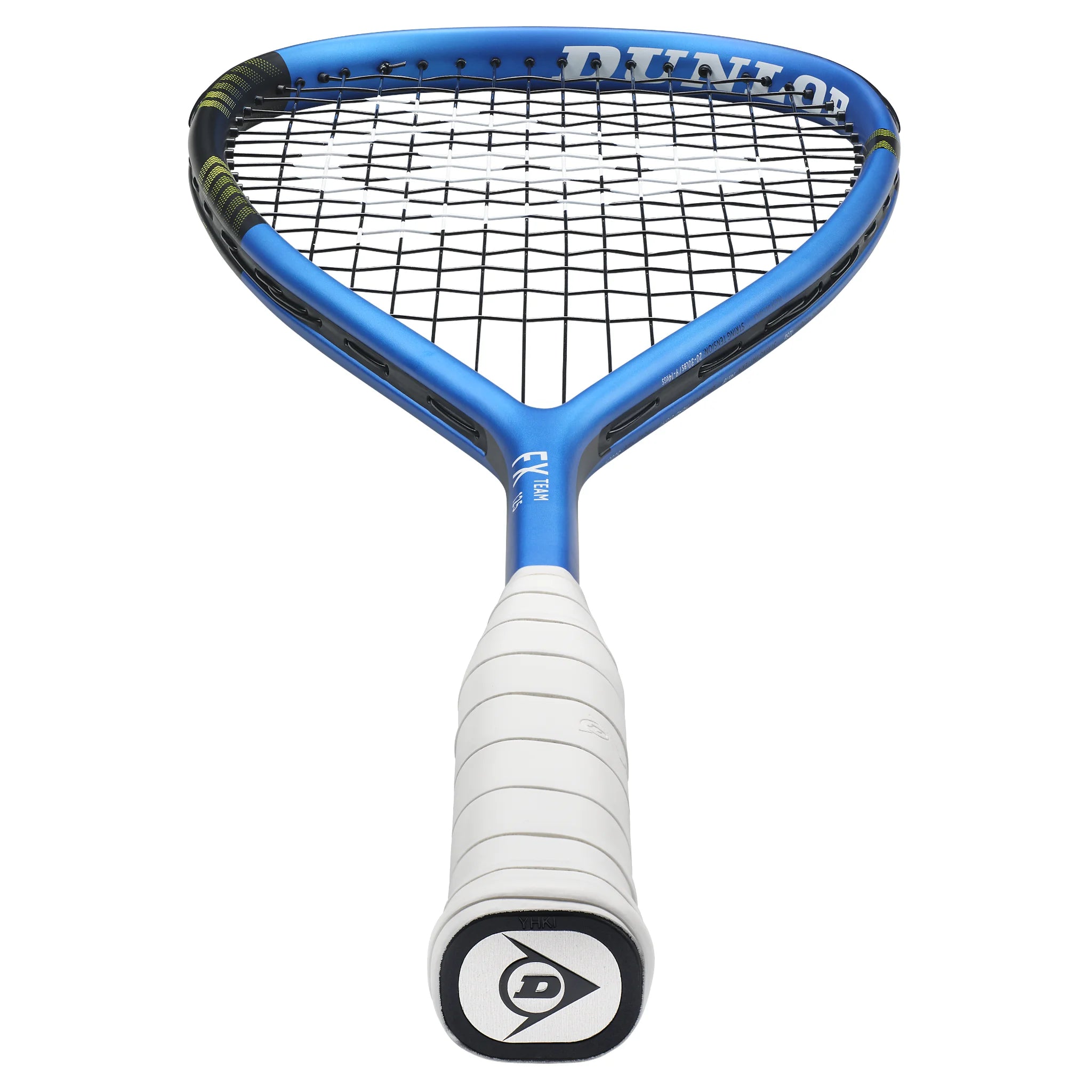 Dunlop FX Team 125 squash racket bottom view