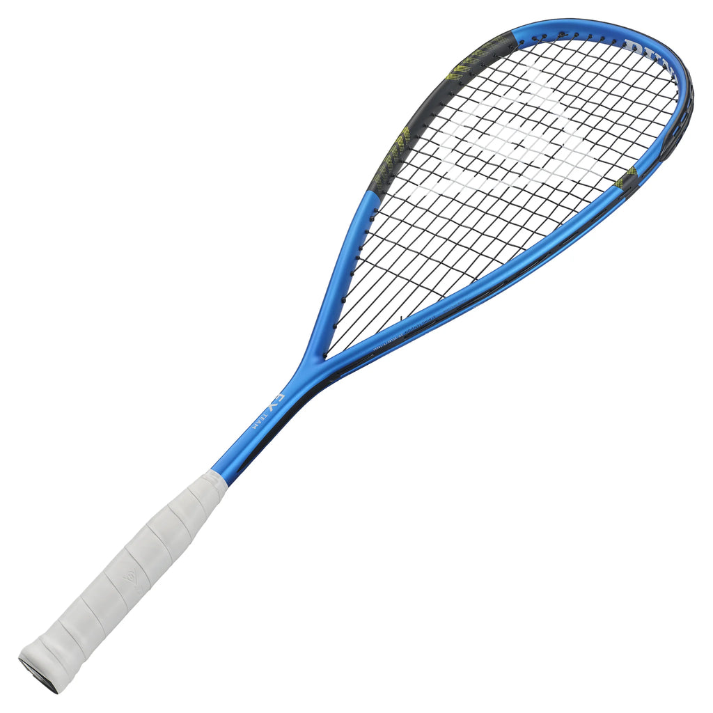 Dunlop FX Team 125 squash racket right angle view