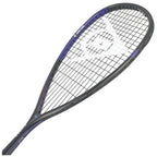 Opposite side head image of Dunlop FX 115 Squash Racket 2026 model, highlighting the head profile and 14x18 string pattern