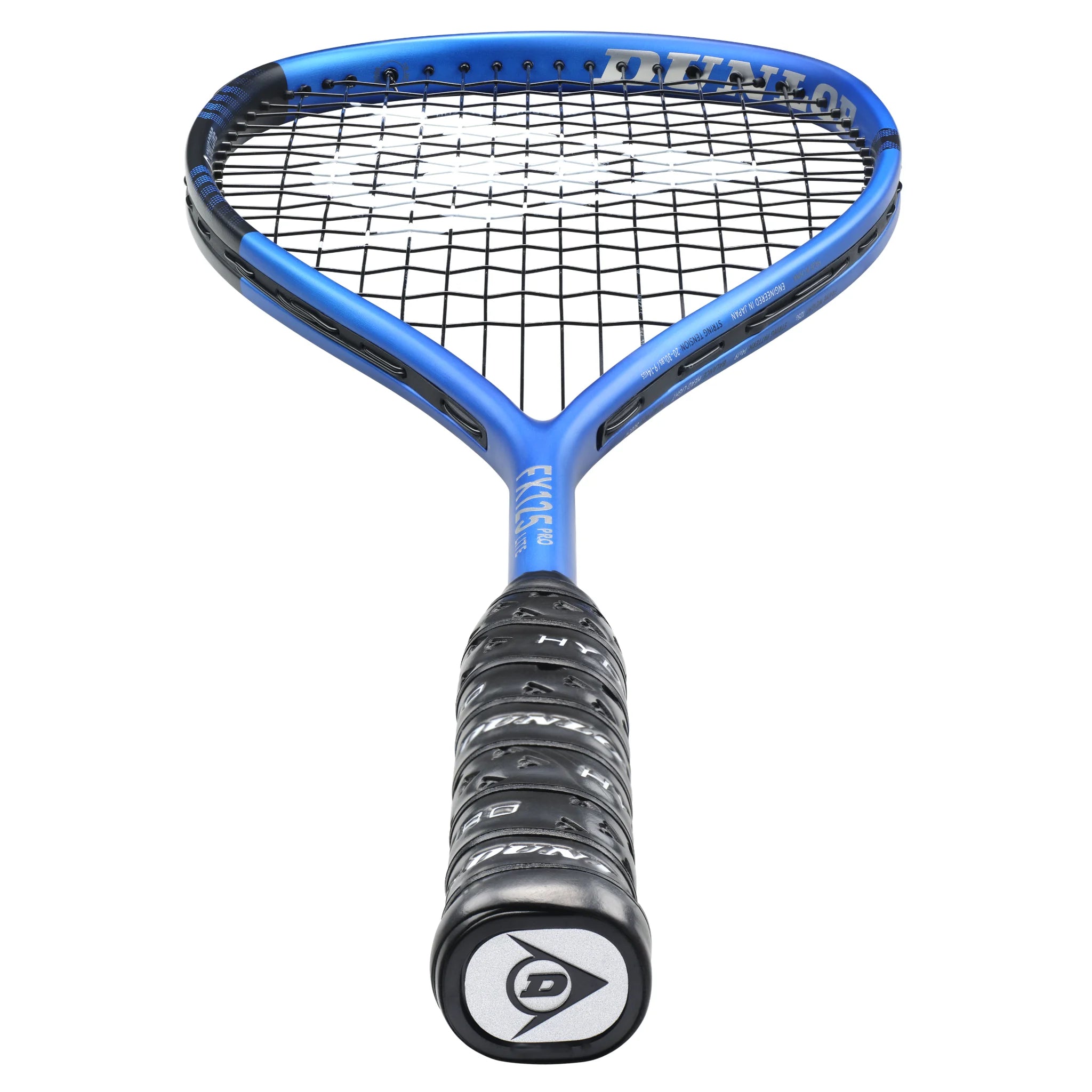 Dunlop FX125 Pro Lite squash racket bottom view