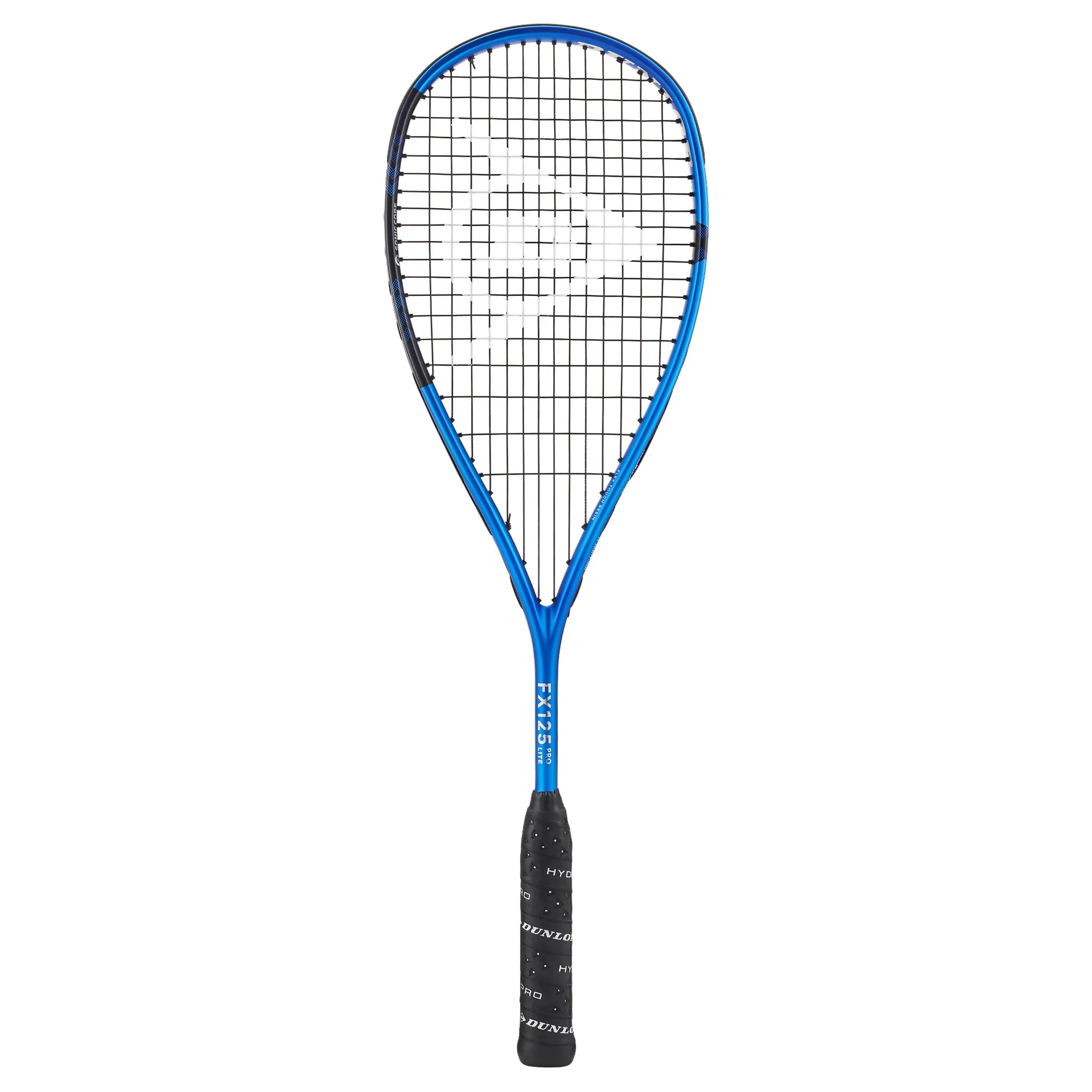 Dunlop FX125 Pro Lite squash racket front view