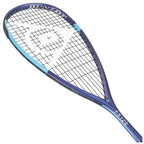 Head image of Dunlop FX 125 Squash Racket 2026 model, highlighting 500cm² head size and 14x18 string pattern
