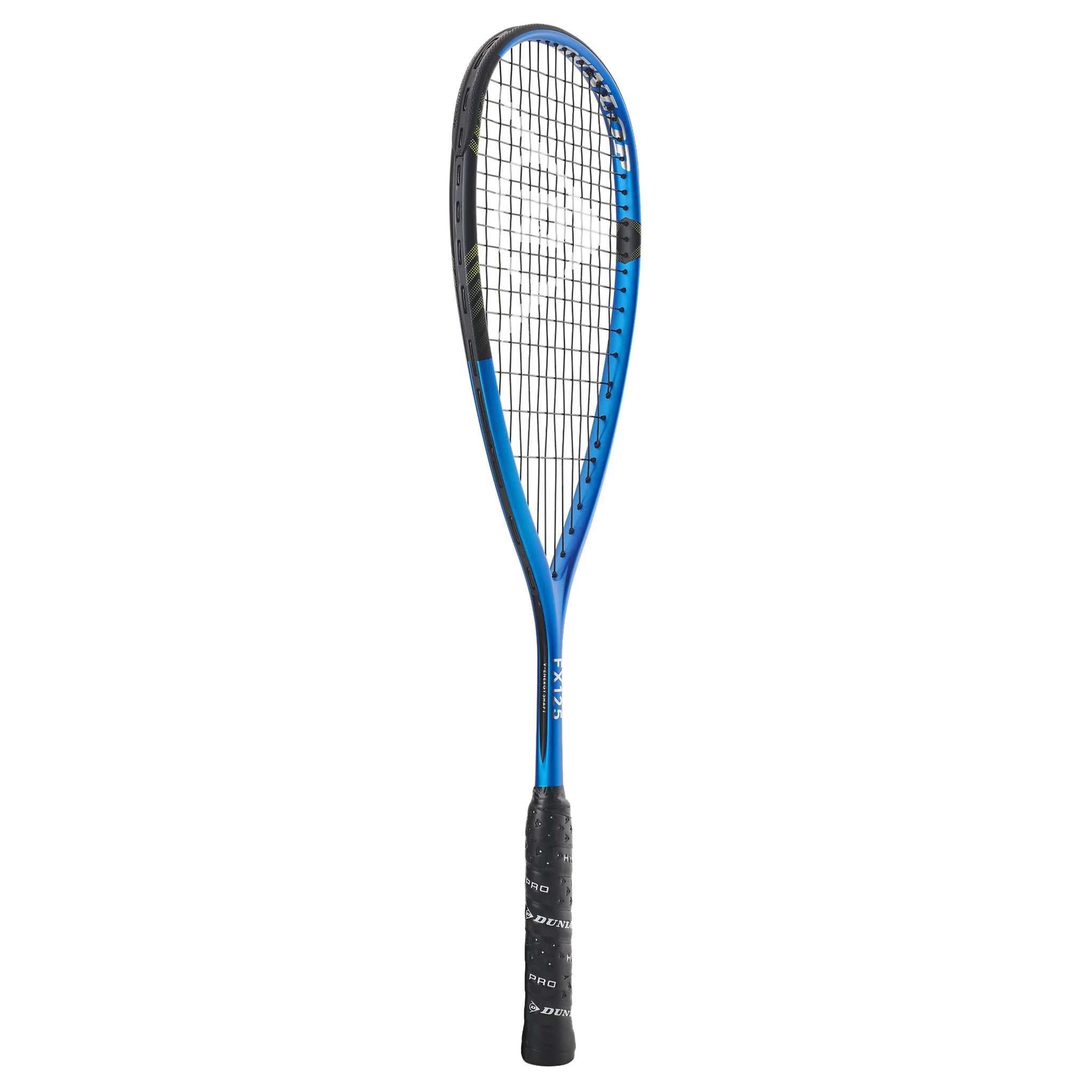 Dunlop FX125 squash racket side view