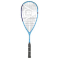 Front image of Dunlop FX 130 Squash Racket 2026 model, 130g frame and 500cm² head, highlighting the full racket design