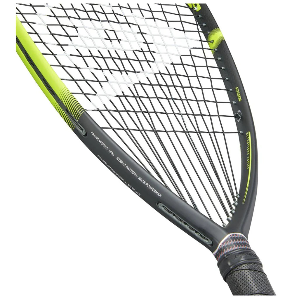 Dunlop Hyperfibre Ultimate Racketball racket head and shaft