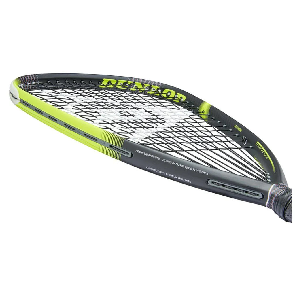 Dunlop Hyperfibre Ultimate Racketball racket side head