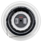 Back pack view of Dunlop Iconic Pro AF squash string 1.22mm, 200m reel, highlighting specification panel and materials list