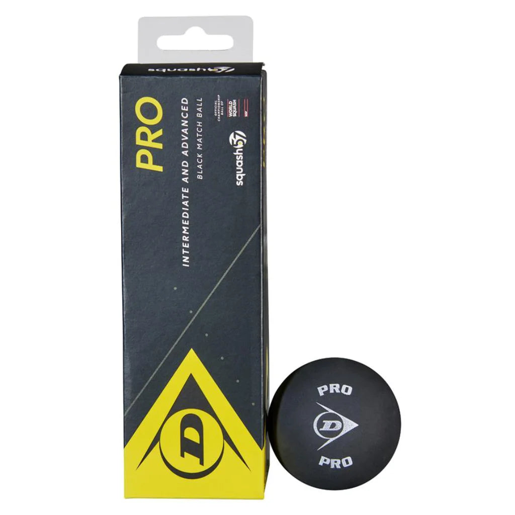 Dunlop Pro Racketball Squash 57 Ball - 3 Ball Box