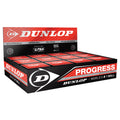 Dunlop Progress Balls (black ball 6% larger) - 1 Dozen single ball boxes