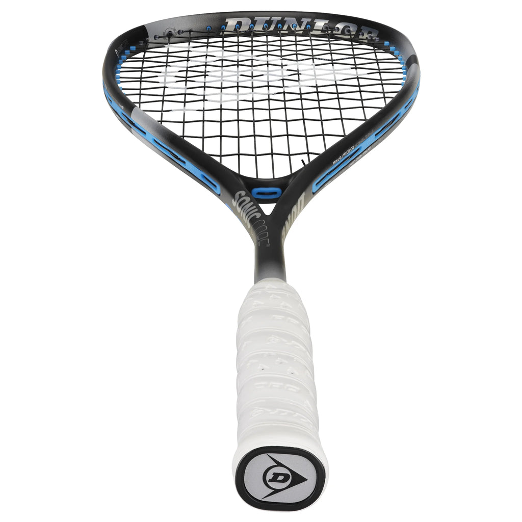 Dunlop Sonic Core Evolution 120 squash racket (2022 model) bottom view