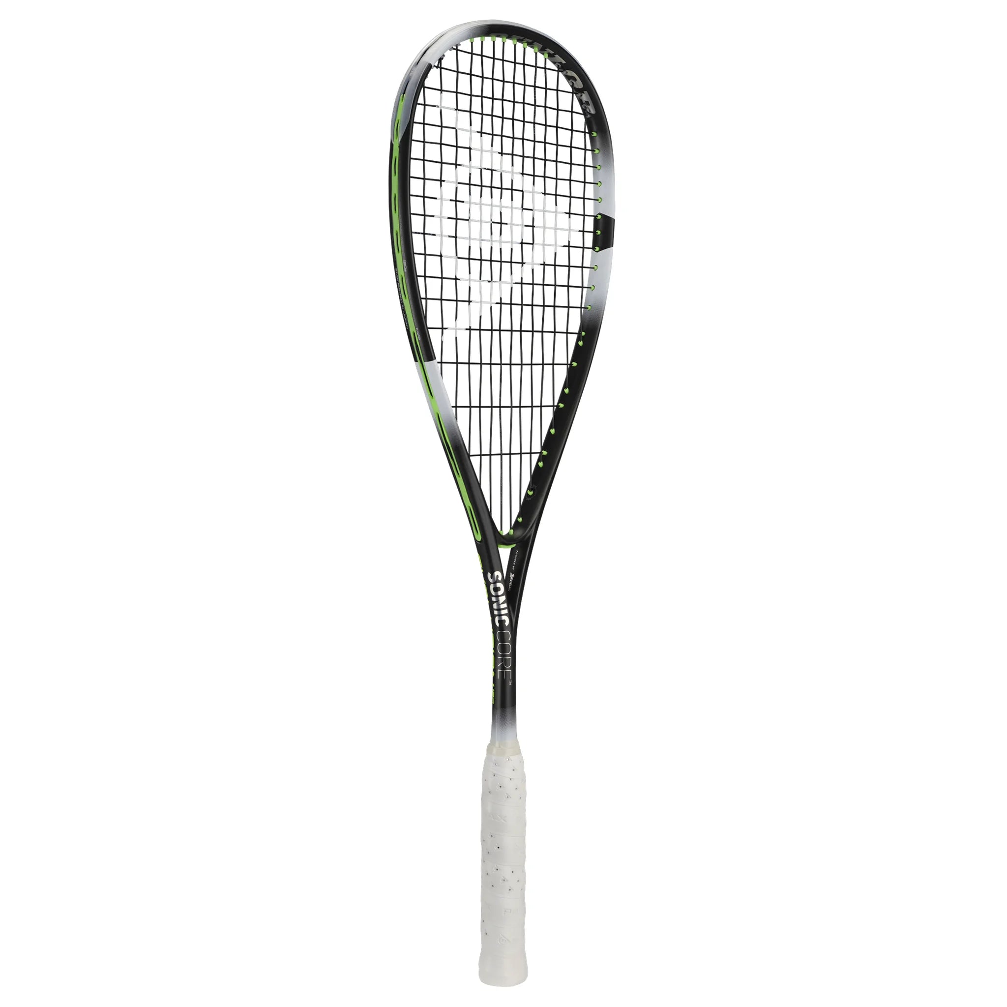 Dunlop Sonic Core Evolution 130 Squash Racket (2022 model) side view