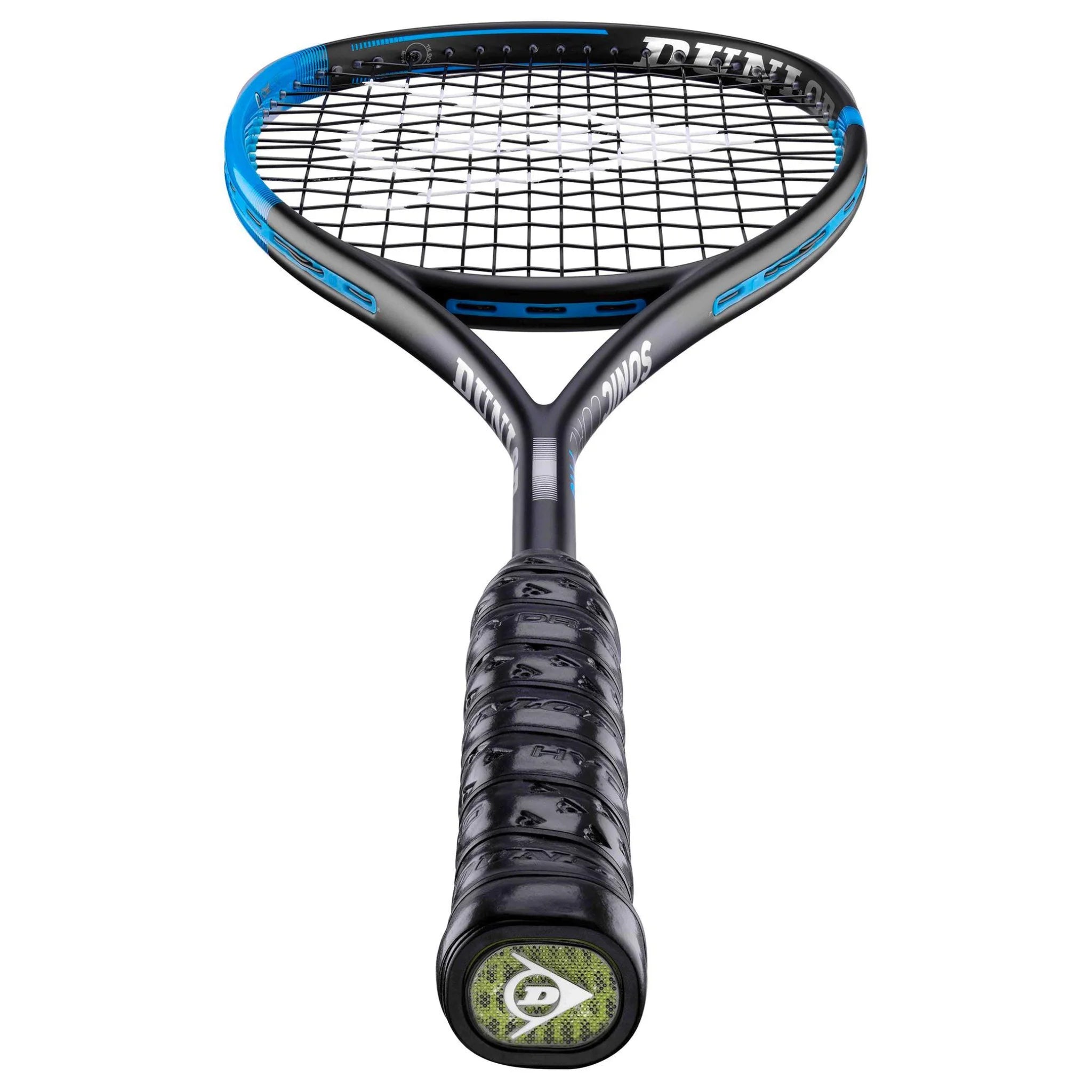 Dunlop Sonic Core Pro 130 squash racket bottom view