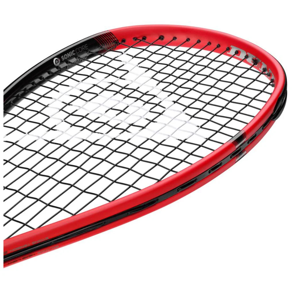 Dunlop Sonic Core Revelation Pro Lite squash racket right angle view