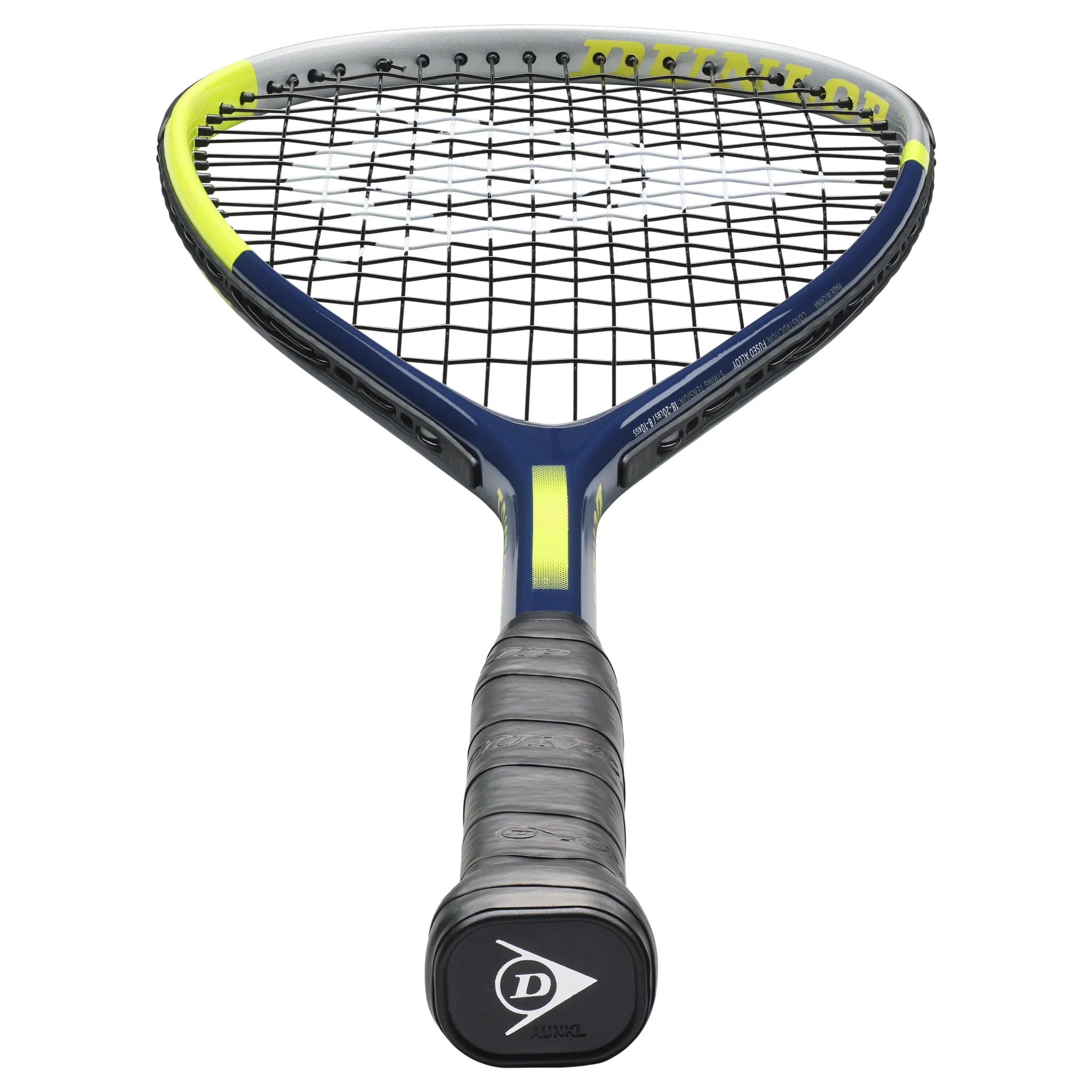 Dunlop Tristorm Junior squash racket bottom view