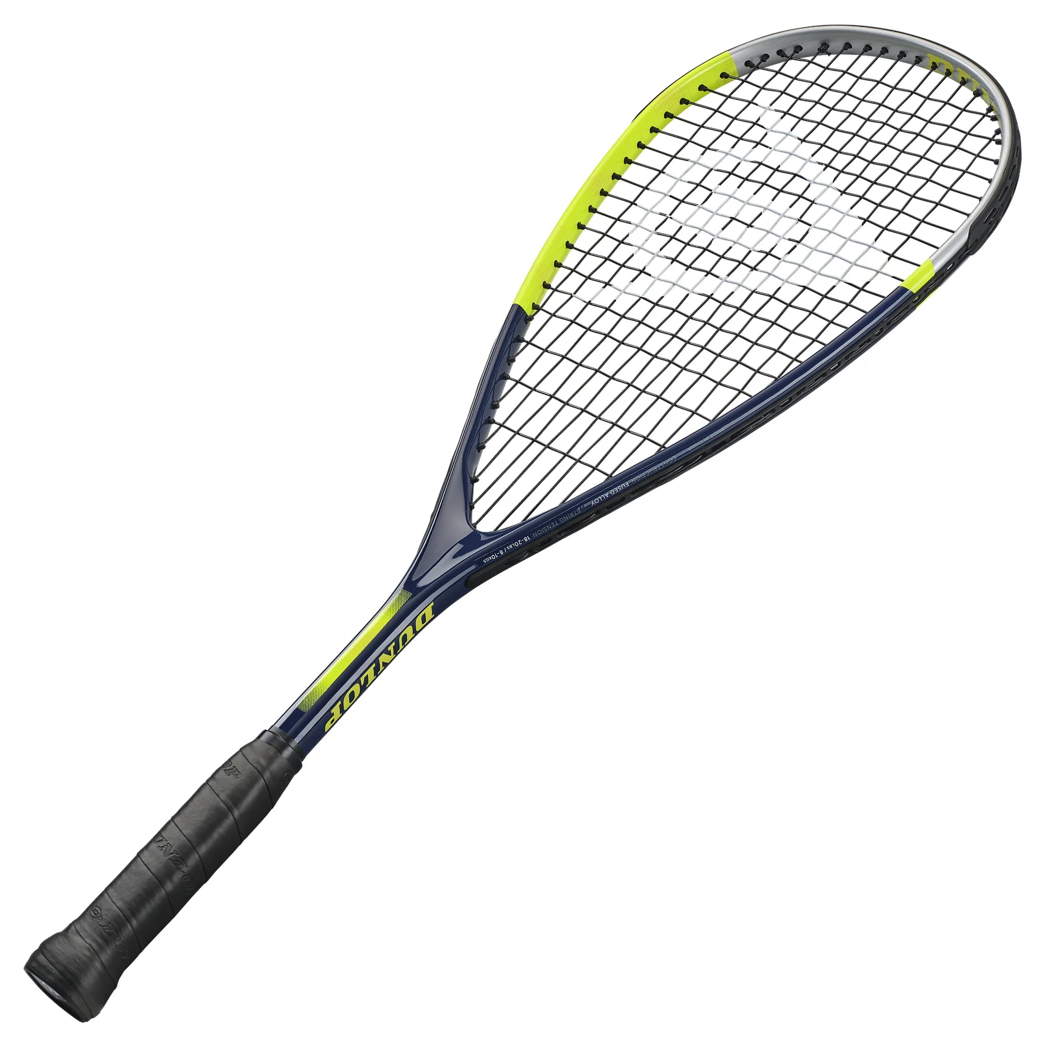 Dunlop Tristorm Junior squash racket right angle view