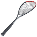 Side image of Dunlop Tristorm Lite Squash Racket, 27-inch aluminium frame, highlighting slim side profile and head shape