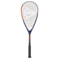Front view of Dunlop Tristorm Pro Squash Racket, 170 g head-light, 500 cm² head, highlighting 14x20 strings and rounded hoop.