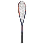 Side profile of Dunlop Tristorm Pro Squash Racket, 170 g head-light, 500 cm² head, highlighting slim beam and even grommets.