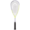 Front view of Head Extreme 120 Squash Racket 2025, 120 g, 495 cm², head-heavy, showing teardrop frame and pastel finish.