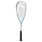Side profile of Head Extreme 135 Squash Racket 2025, 135 g, 495 cm² head, highlighting tapered beam and head-heavy balance.