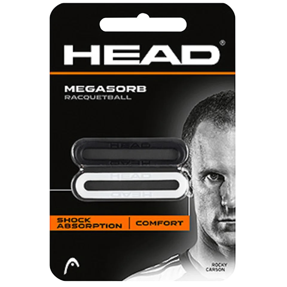 Head MegaSorb Racketball Dampener black and white