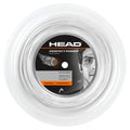 Front product image of Head Perfect Power Squash String 1.2mm 110m reel, highlighting the white reel design