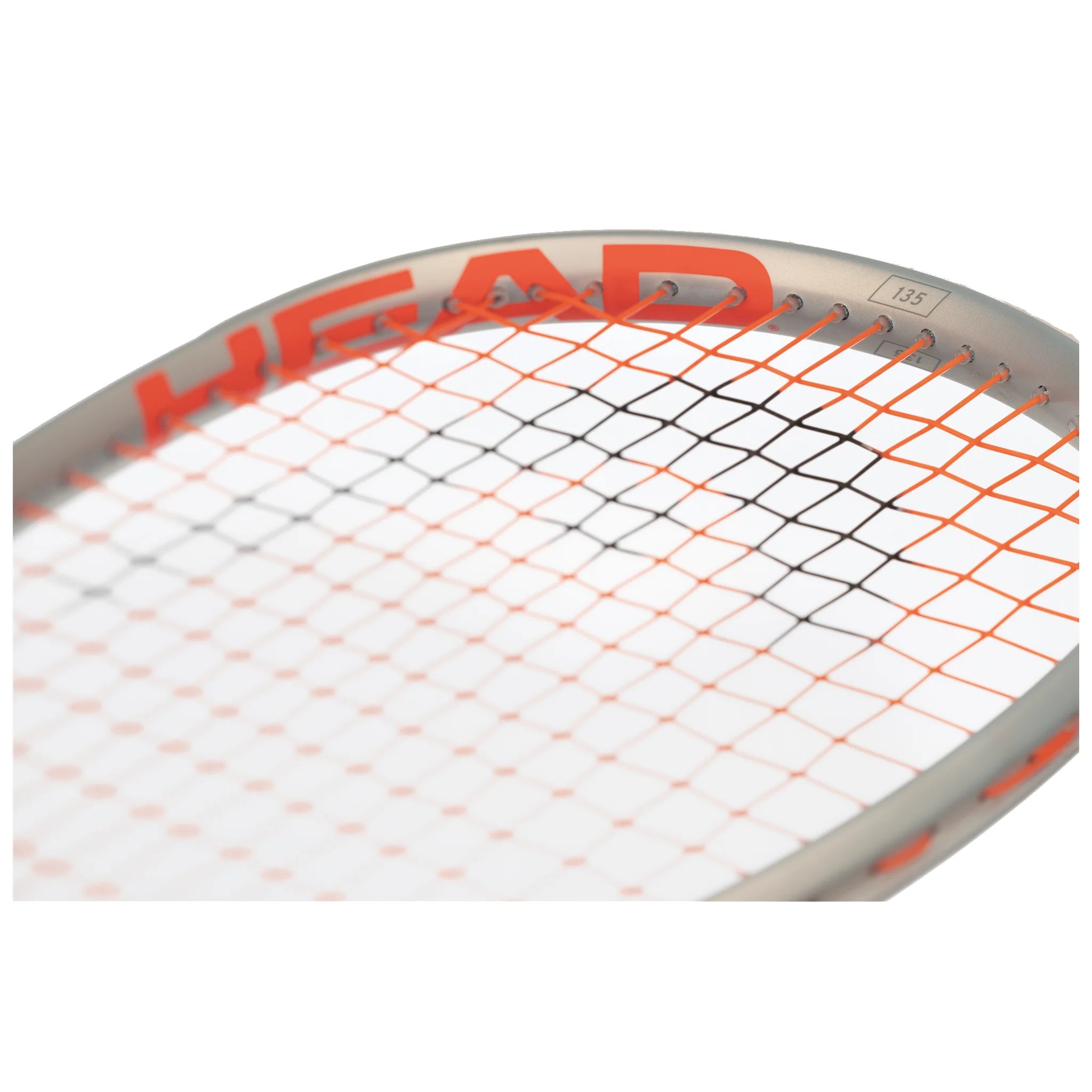 Head Radical 135 squash racket head close up