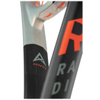Head Radical 135 squash racket shaft close up