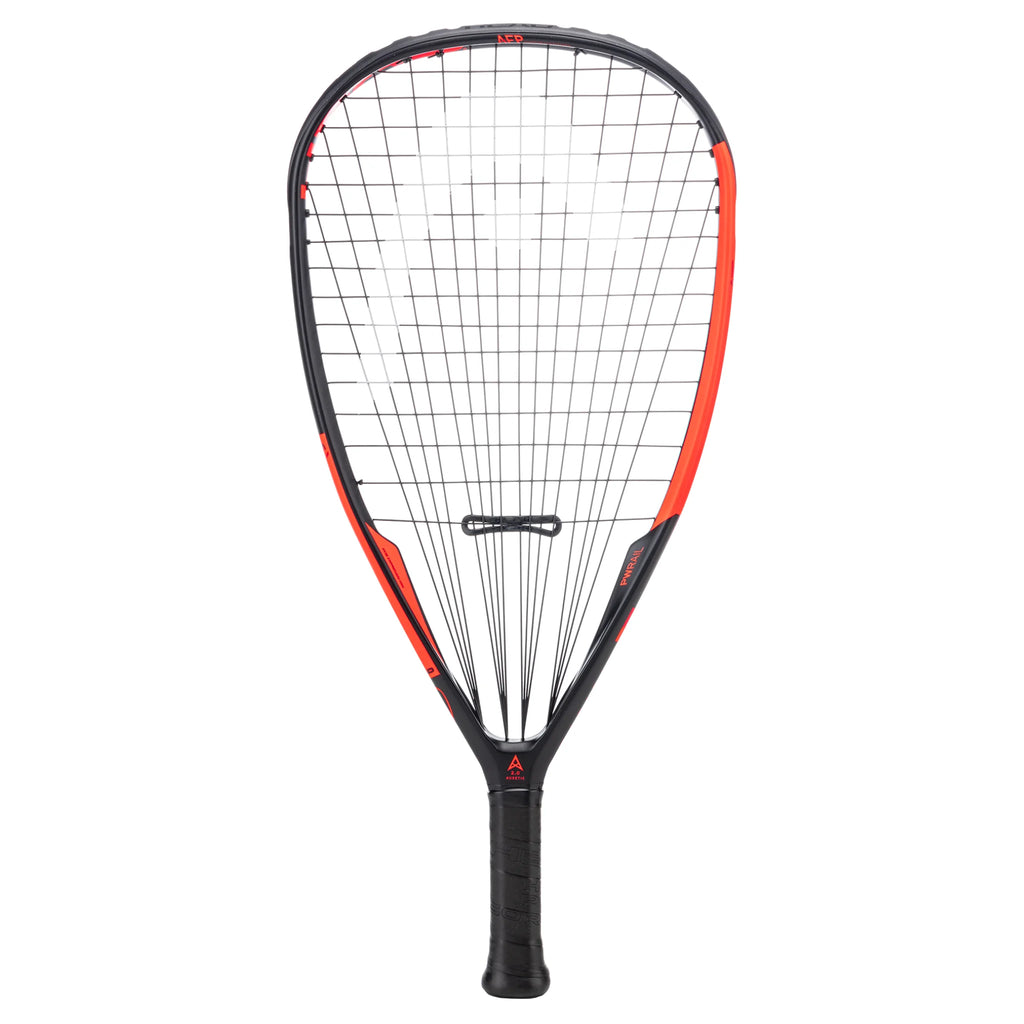 Front view of HEAD Radical 160 racketball racket 2025, 160g, 690cm² head, even balance, highlighting full frame and bumper.
