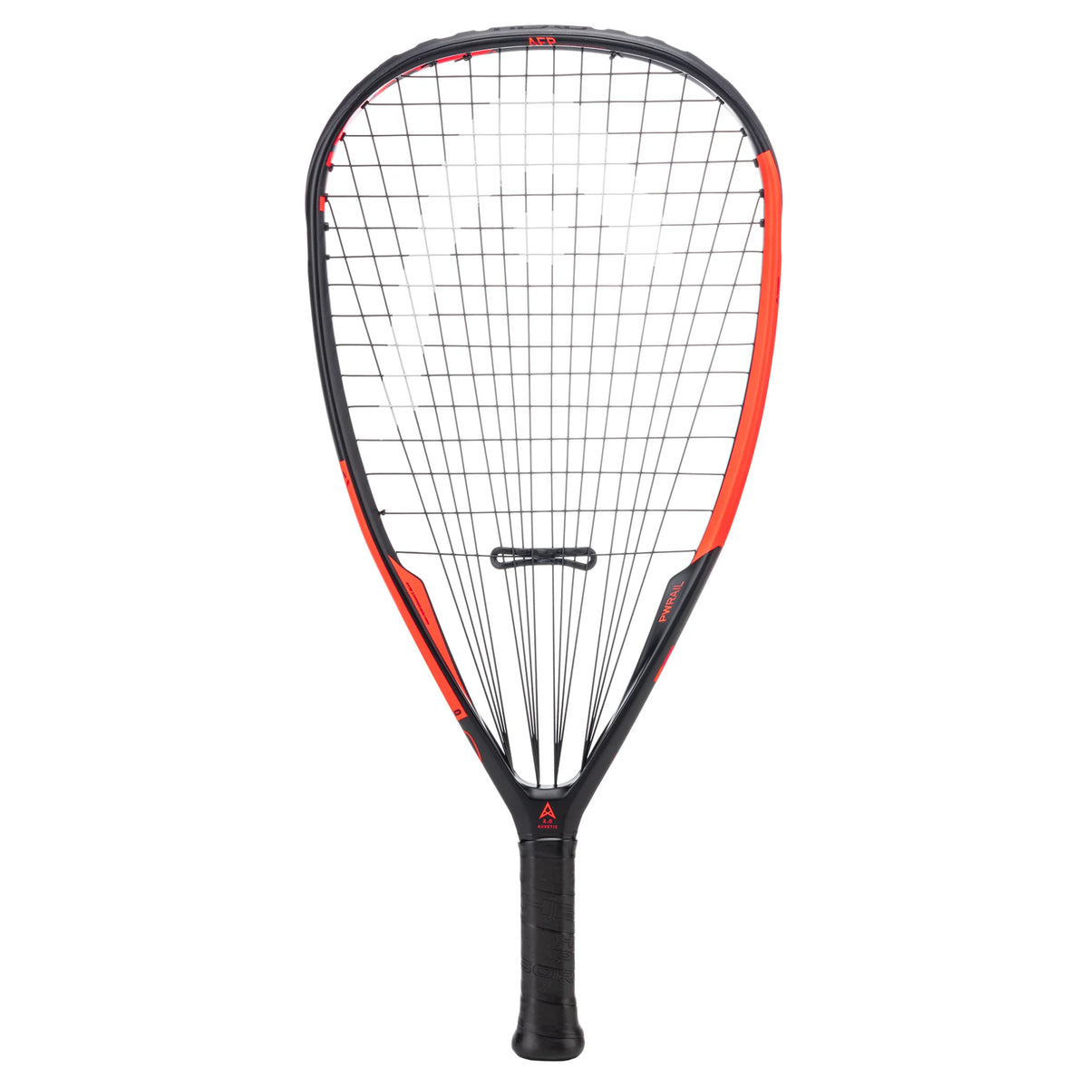 Front view of HEAD Radical 160 racketball racket 2025, 160g, 690cm² head, even balance, highlighting full frame and bumper.
