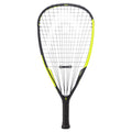 Front view of HEAD Radical 170 Racketball Racket 2025, 170 g even balance, highlighting full frame shape and 690 cm² head.