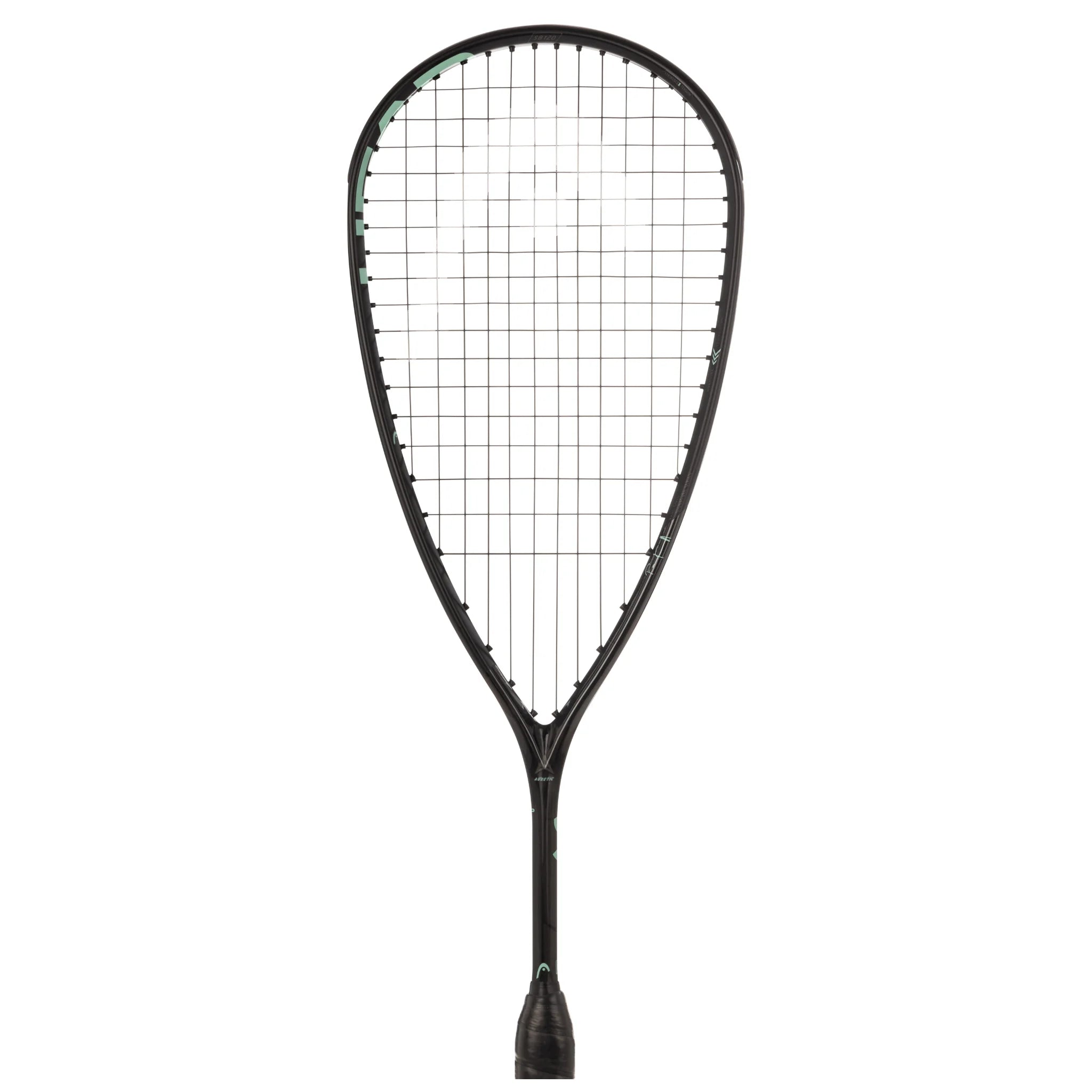 Head Speed 120 Slimbody squash racket (2023 model) head close up