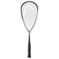 Front view of HEAD Speed 120 Squash Racket 2025, 120g head-heavy, 500cm² head, showing teardrop frame and Reflex 18.