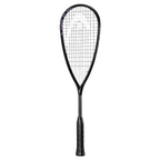 Side profile of HEAD Speed 135 Slimbody Squash Racket 2025, head-light balance and 16mm beam, showing slim aerodynamic frame.