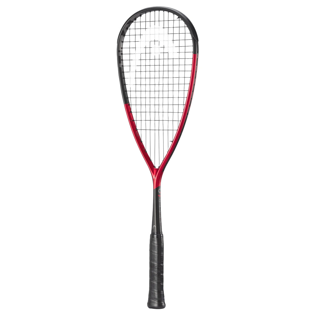 Side profile of Head Speed 135 Squash Racket 2025, 135 g, 500 cm², head light, showing 20 mm beam and octagonal shaft.