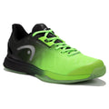 side view of Head Sprint Pro 3.5 Indoor shoes Black & Neon Green