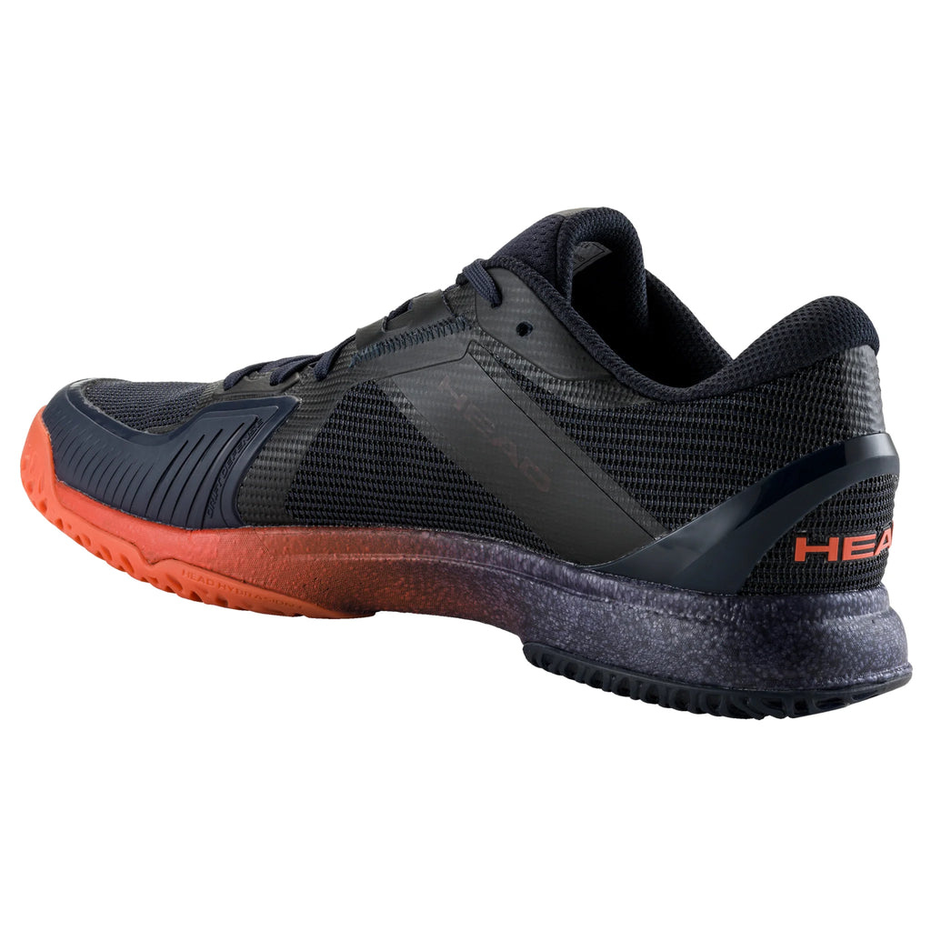 Inside side view of Head Sprint Pro 4.0 Indoor Shoe with half-sock construction, highlighting the supportive inner fit