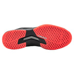 view of the sole of the Head Sprint Team 3.5 Indoor shoes Black & Coral