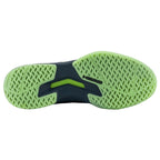Sole image of Head Sprint Team 4.0 Indoor Shoe with hybrid tread, highlighting open tread and durability zones