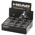 Head Tournament Squash Balls - 1 dozen single ball boxes
