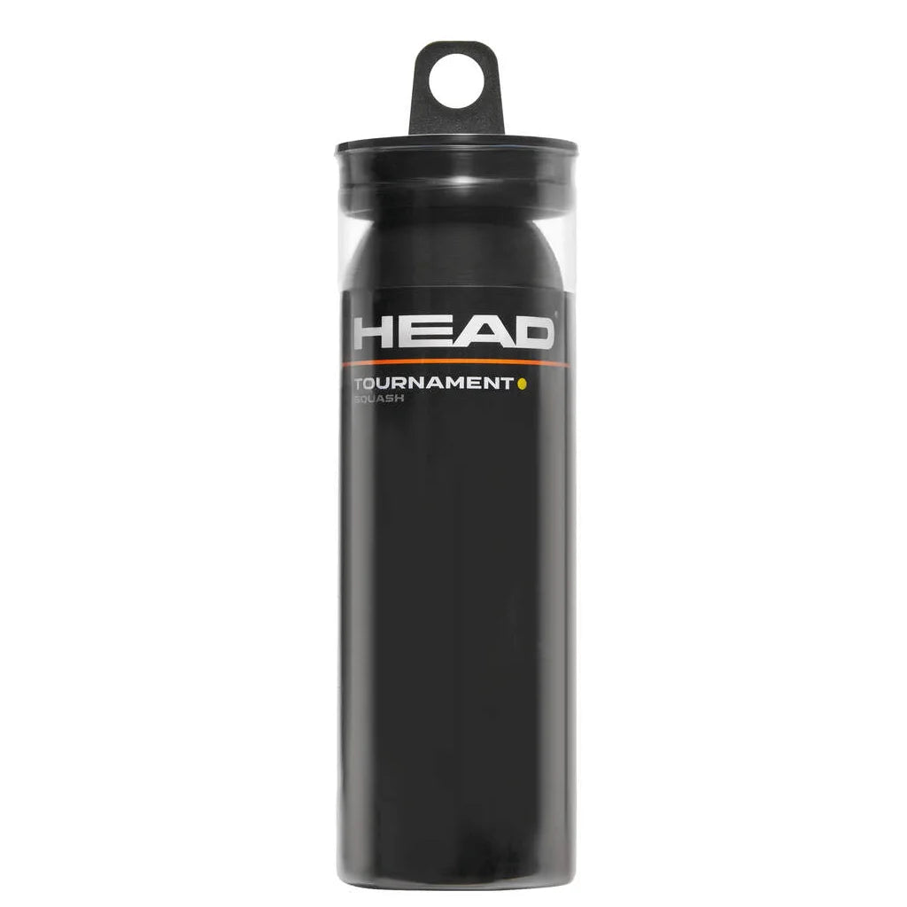 Head Tournament Squash Balls - 3 Ball tube