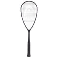 Front product image of Head Vibe Pro Squash Racket 170 g frame, highlighting its playful design and classic heart shape