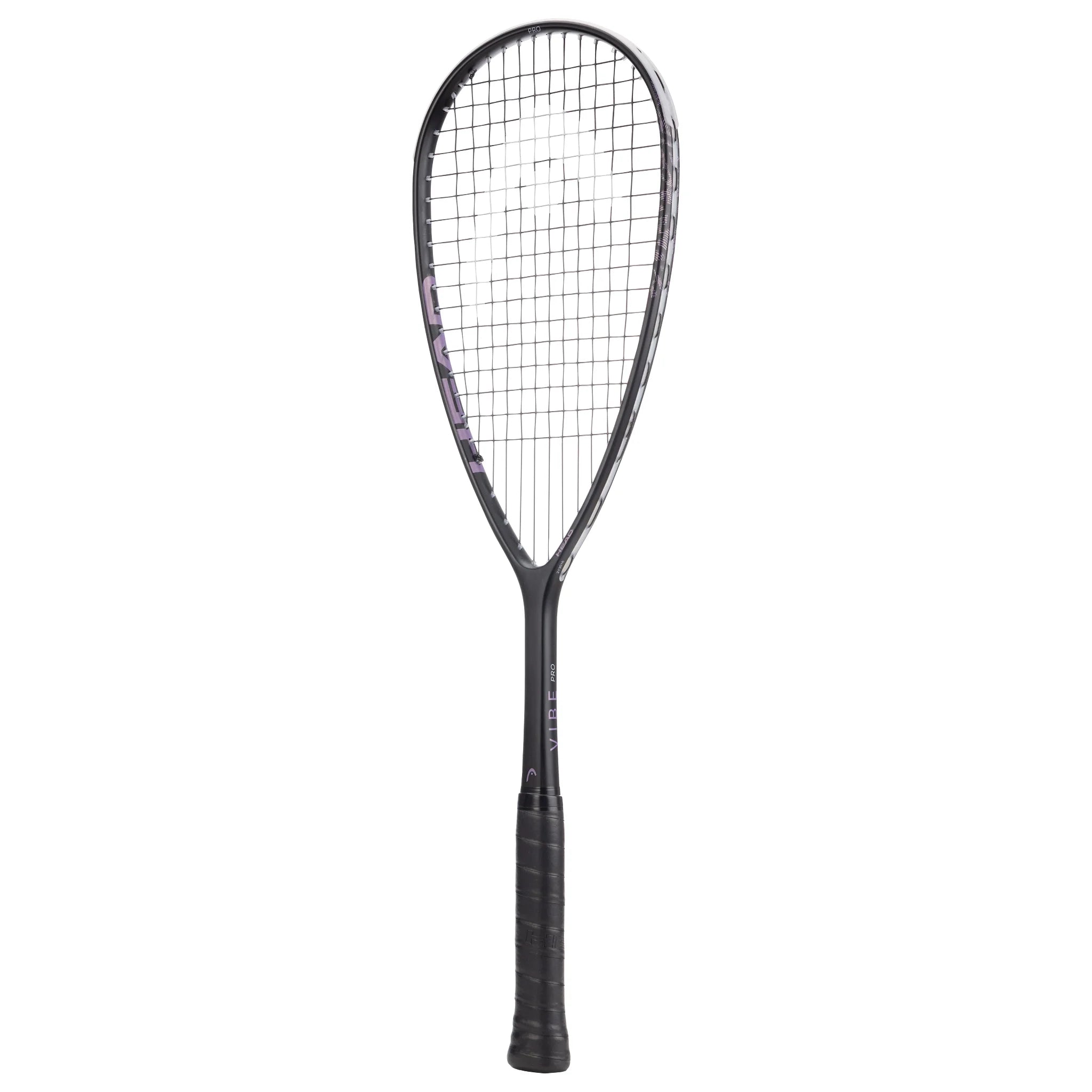 Side product image of Head Vibe Pro Squash Racket with 500 cm² head, highlighting the frame profile and head-heavy balance