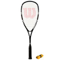 CX Pro Sport Hyper Hammer 120 Squash Set with Wilson racket and yellow grip, highlighting all products