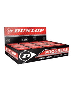 Dunlop Progress Balls (black ball 6% larger) - 1 Dozen single ball boxes